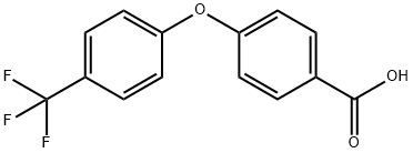 4-[4-(TRIFLUOROMETHYL)PHENOXY]BENZOIC ACID Structure