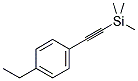 (4-ETHYLPHENYLETHYNYL)TRIMETHYLSILANE Struktur