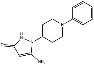 5-AMINO-1-(1-PHENYL-PIPERIDIN-4-YL)-1H-PYRAZOL-3-OL Structure