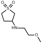 (1,1-DIOXO-TETRAHYDROTHIOPHEN-3-YL)-(2-METHOXY-ETHYL)-AMINE, 786637-37-4, 結(jié)構(gòu)式