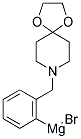 2-[8-(1,4-DIOXA-8-AZASPIRO[4.5]DECYL)METHYL]PHENYLMAGNESIUM BROMIDE Structure