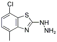 7-CHLORO-2-HYDRAZINO-4-METHYL-1,3-BENZOTHIAZOLE Struktur