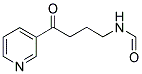 3-(4-FORMYLAMINOBUTYRYL)PYRIDINE Struktur
