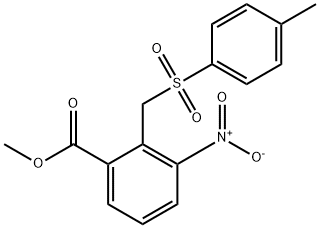 METHYL 2-([(4-METHYLPHENYL)SULFONYL]METHYL)-3-NITROBENZENECARBOXYLATE Structure