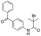 N-(4-BENZOYLPHENYL)-2-BROMO-2-METHYLPROPANAMIDE Struktur