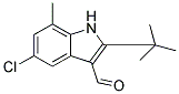 2-TERT-BUTYL-5-CHLORO-7-METHYL-1H-INDOLE-3-CARBALDEHYDE Struktur
