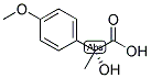 (R)-2-HYDROXY-2-METHYL(4-METHOXYBENZENE)ACETIC ACID Struktur