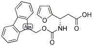 FMOC-(S)-3-AMINO-3-(2-FURYL)-PROPIONIC ACID Struktur