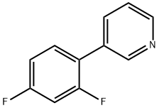 3-(2,4-DIFLUOROPHENYL)PYRIDINE Struktur