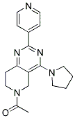1-(2-PYRIDIN-4-YL-4-PYRROLIDIN-1-YL-7,8-DIHYDRO-5H-PYRIDO[4,3-D]PYRIMIDIN-6-YL)-ETHANONE Structure