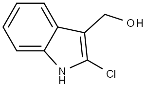 (2-CHLORO-1H-INDOL-3-YL)-METHANOL Struktur