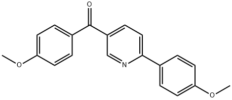 (4-METHOXYPHENYL)[6-(4-METHOXYPHENYL)-3-PYRIDINYL]METHANONE Struktur