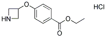 4-(AZETIDIN-3-YLOXY)-BENZOIC ACID ETHYL ESTER HCL Structure
