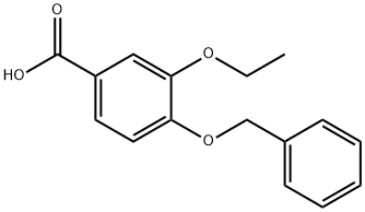 4-BENZYLOXY-3-ETHOXY-BENZOIC ACID Struktur