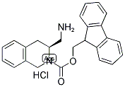 (S)-3-AMINOMETHYL-2-FMOC-1,2,3,4-TETRAHYDRO-ISOQUINOLINE HYDROCHLORIDE Struktur