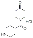 1-(PIPERIDINE-4-CARBONYL)PIPERIDIN-4-ONE HYDROCHLORIDE Structure