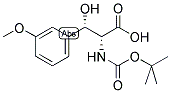 BOC-D-THREO-3-(3-METHOXYPHENYL)SERINE Structure