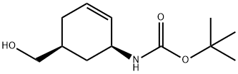 TERT-BUTYL CIS-(5-HYDROXYMETHYL)CYCLOHEX-2-ENYLCARBAMATE Struktur