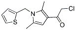 2-CHLORO-1-(2,5-DIMETHYL-1-THIOPHEN-2-YLMETHYL-1H-PYRROL-3-YL)-ETHANONE Struktur