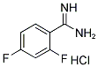 2,4-DIFLUORO-BENZAMIDINE HYDROCHLORIDE Struktur