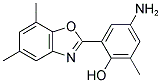 4-AMINO-2-(5,7-DIMETHYL-BENZOOXAZOL-2-YL)-6-METHYL-PHENOL Structure