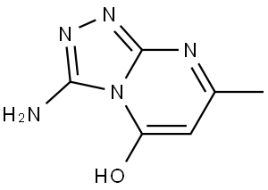 3-AMINO-7-METHYL-[1,2,4]TRIAZOLO[4,3-A]PYRIMIDIN-5-OL Struktur
