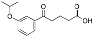 5-(3-ISO-PROPOXYPHENYL)-5-OXOVALERIC ACID Structure