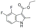 4,5-DIFLUORO-2-METHYL-1H-INDOLE-3-CARBOXYLIC ACID ETHYL ESTER Struktur