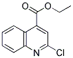 2-CHLORO-QUINOLINE-4-CARBOXYLIC ACID ETHYL ESTER Structure