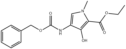 ETHYL 4-BENZYLOXYCARBONYLAMINO-3-HYDROXY-1-METHYL-1H-PYRROLE-2-CARBOXYLATE price.