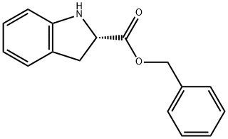 (S)-INDOLINE-2-CARBOXYLIC ACID BENZYL ESTER Structure