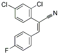 E-ALPHA-(2,4-DICHLOROPHENYL)-4-FLUOROCINNAMONITRILE Struktur