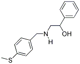 2-((4-(METHYLTHIO)BENZYL)AMINO)-1-PHENYLETHANOL Structure