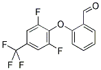 2-(2,6-DIFLUORO-4-TRIFLUOROMETHYLPHENOXY)-BENZALDEHYDE Struktur