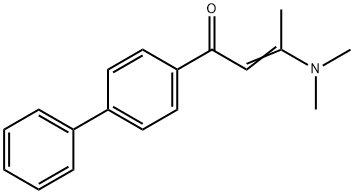 (E)-1-[1,1'-BIPHENYL]-4-YL-3-(DIMETHYLAMINO)-2-BUTEN-1-ONE Struktur