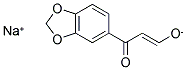 SODIUM (1E)-3-(1,3-BENZODIOXOL-5-YL)-3-OXOPROP-1-EN-1-OLATE Struktur
