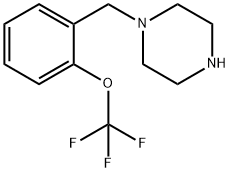 1-[2-(TRIFLUOROMETHOXY)BENZYL]PIPERAZINE Structure
