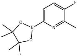 5-FLUORO-6-METHYLPYRIDINE-2-BORONIC ACID PINACOL ESTER