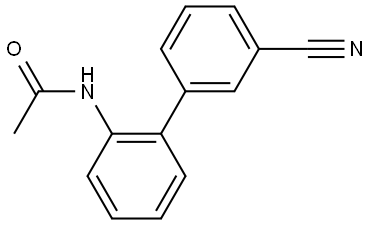 N-(3'-CYANO[1,1'-BIPHENYL]-2-YL)ACETAMIDE Struktur