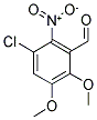 3-CHLORO-5,6-DIMETHOXY-2-NITRO-BENZALDEHYDE Structure