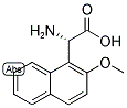 (S)-AMINO-(2-METHOXY-NAPHTHALEN-1-YL)-ACETIC ACID Struktur