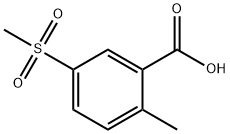 2-METHYL-5-(METHYLSULFONYL)BENZOIC ACID Structure
