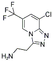 2-[8-CHLORO-6-(TRIFLUOROMETHYL)[1,2,4]TRIAZOLO[4,3-A]PYRIDIN-3-YL]ETHANAMINE Structure