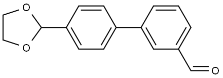 4'-(1,3-DIOXOLAN-2-YL)[1,1'-BIPHENYL]-3-CARBALDEHYDE Struktur