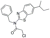 N-BENZYL-N-(6-SEC-BUTYL-1,3-BENZOTHIAZOL-2-YL)-2-CHLOROACETAMIDE Structure