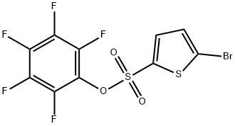 PENTAFLUOROPHENYL 5-BROMO-THIOPHENE-2-SULFONATE Struktur