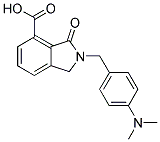 2-(4-DIMETHYLAMINO-BENZYL)-3-OXO-2,3-DIHYDRO-1H-ISOINDOLE-4-CARBOXYLIC ACID Structure