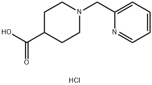1-(PYRIDIN-2-YLMETHYL)PIPERIDINE-4-CARBOXYLIC ACID DIHYDROCHLORIDE Structure