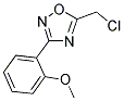 5-(CHLOROMETHYL)-3-(2-METHOXYPHENYL)-1,2,4-OXADIAZOLE Structure