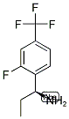 (S)-1-(2-FLUORO-4-(TRIFLUOROMETHYL)PHENYL)PROPAN-1-AMINE Struktur
